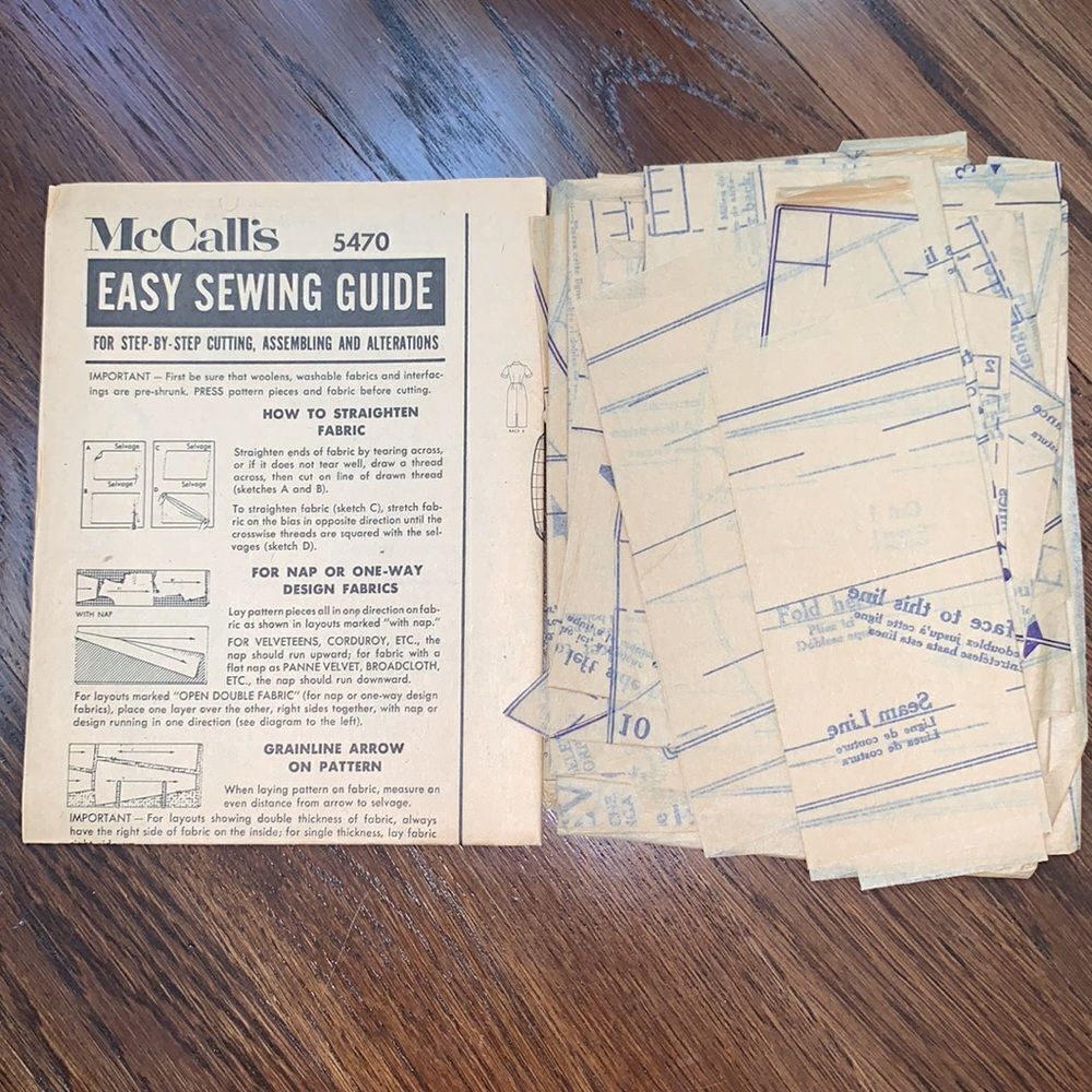 Vtg McCall’s proportioned dress pattern from 1960 - Picture 6 of 6